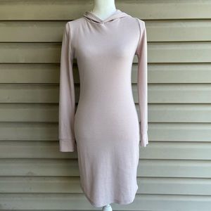 •Rue 21• Fitted Waffle Knit Dress with Hood - Size Medium